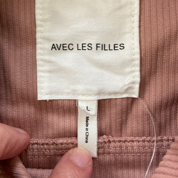AVEC LES FILLES
RELAXED CORDUROY SHACKET size Large - Picture 10 of 11